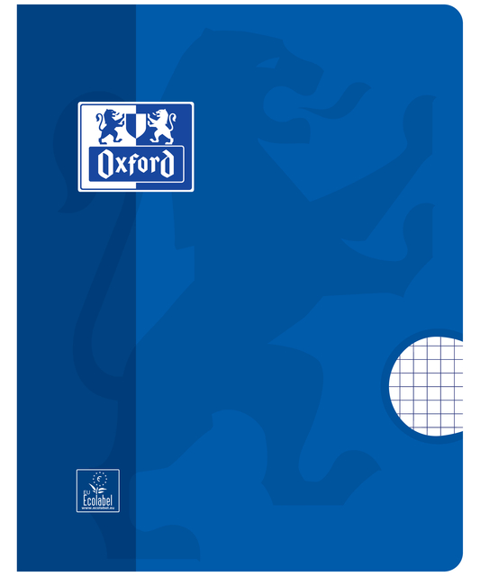 Oxford School A5 Soft Card Cover Exercise Book 5mm Squared 72 Pages Assorted
