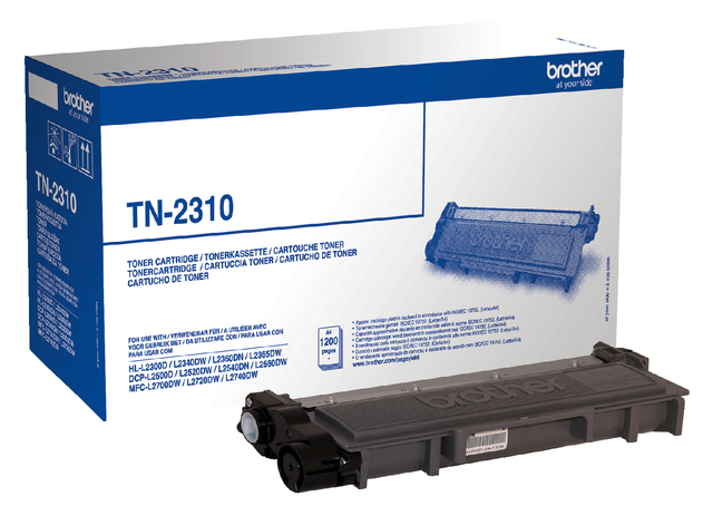 Brother Laser Toner Cart Black TN-2310