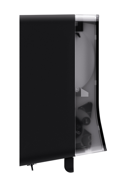 Handdoekroldispenser Satino SYS1 Hyginity zwart 333419
