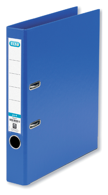 ELBA Lever Arch File Rado "smart Pro+", exchangeable spine label, A4 Spine 50 mm 2 Rings PP/PP Blue