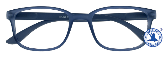 Leesbril I Need You +2.50 dpt Rainbow blauw