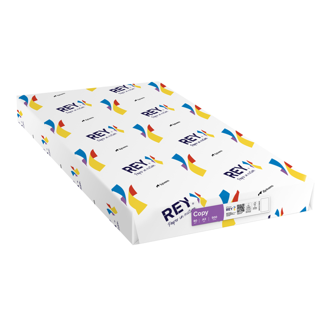 Kopieerpapier Rey Copy A3 80gr wit 500 vel