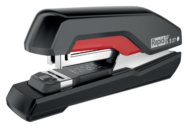 stapler Rapid supreme Halfstrip S27 30 sheets black/red