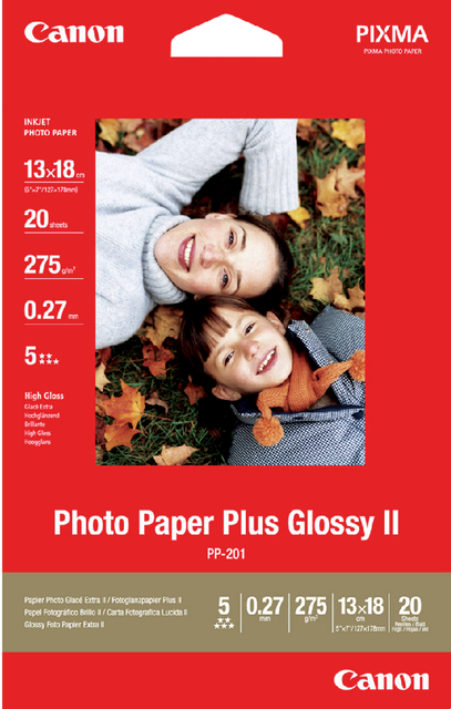 CANON PP-201 Photopaper 5x7 20Sheets