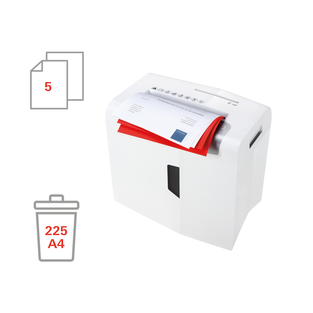 HSM shredstar X5 document shredder - 4,5 x 30 mm
