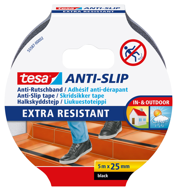 Anti-slip tape tesa® 5mx25mm zwar